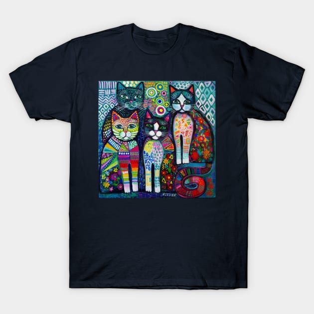 Quirky Cats T-Shirt by karincharlotte